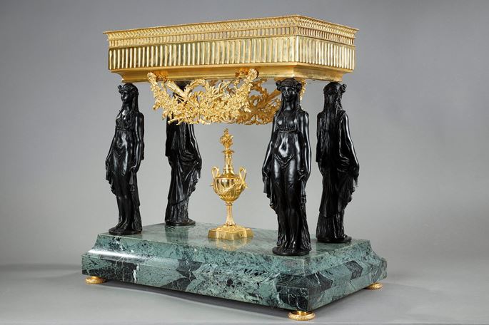 A planter with Empire style caryatids | MasterArt